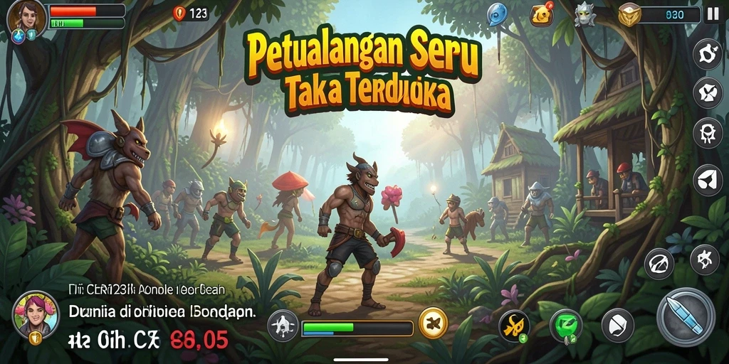Screenshot CERI123 menampilkan aksi gameplay petualangan yang mendebarkan.