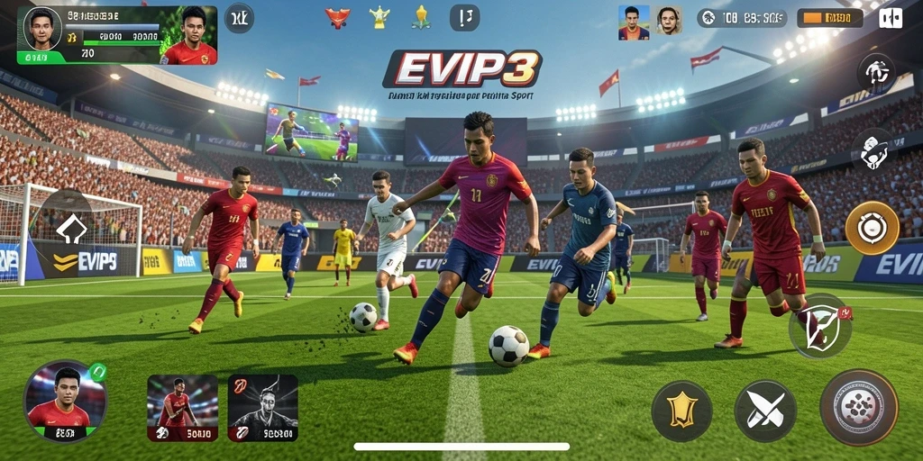 Tangkapan layar dari gameplay mendebarkan di EVIP3.