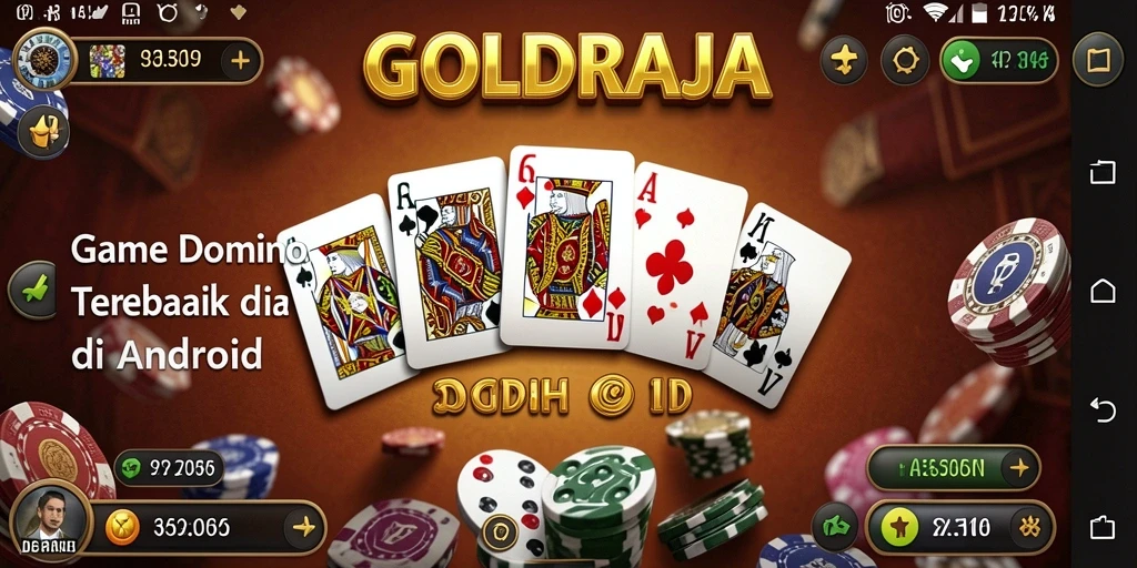 Gameplay menarik dari game domino GOLDRAJA.