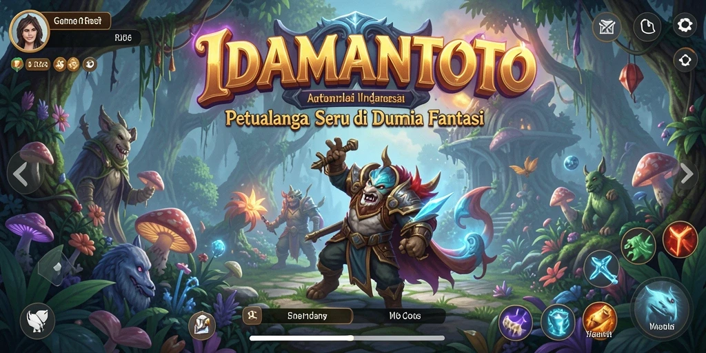 Tangkapan layar gameplay IDAMANTOTO menampilkan petualangan seru dengan grafik menakjubkan.