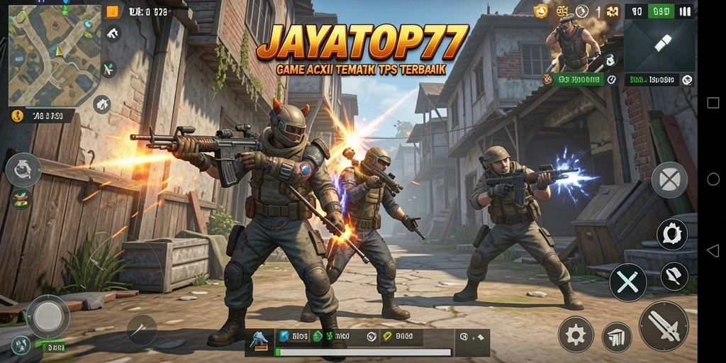 Tampilan menarik dalam gameplay intens TPS JAYATOP77.