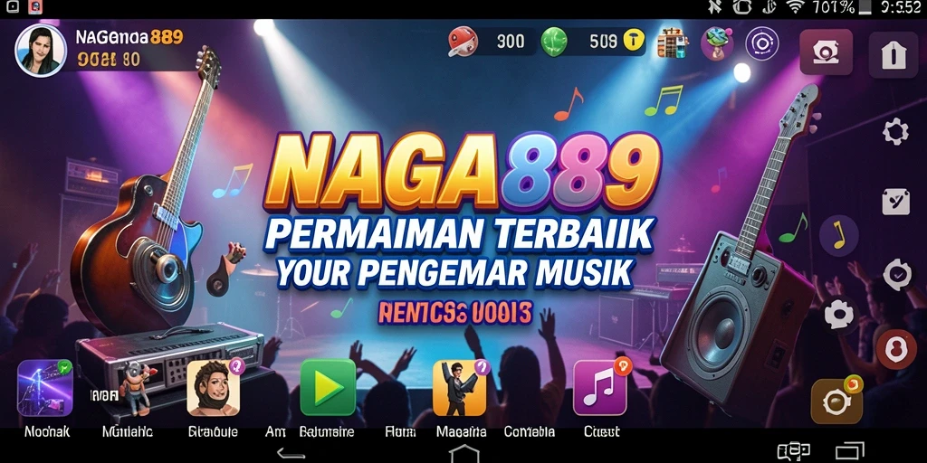 Gameplay seru NAGA889 dengan berbagai tantangan musik.