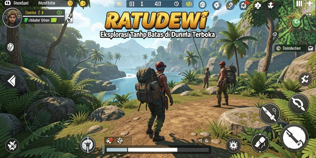 Screenshot gameplay <strong>RATUDEWI</strong> menampilkan petualangan epik di dunia terbuka.