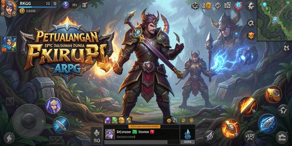 Gameplay menegangkan di dunia fantasi RKGG.
