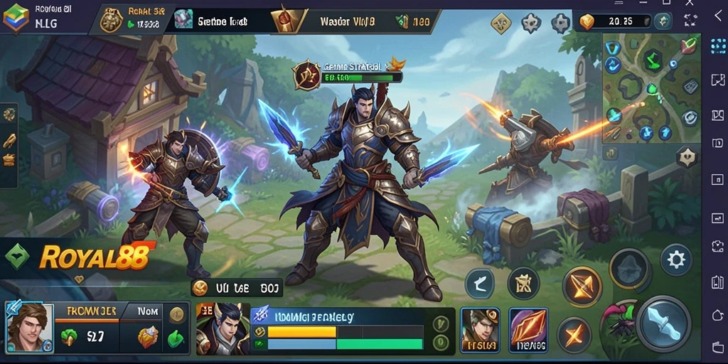 Tampilan menarik gameplay SLG di ROYAL88.