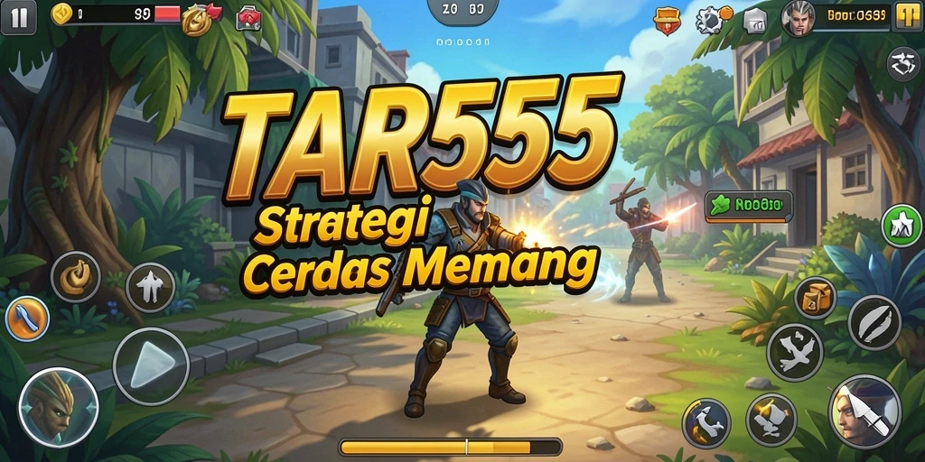 Tangkapan layar TAR555 menampilkan aksi pertempuran yang mendebarkan.