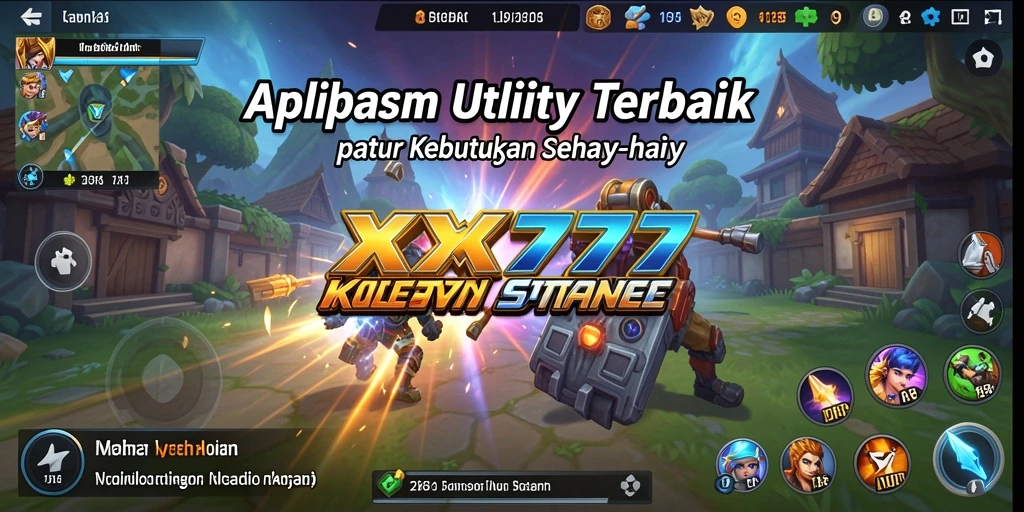 Tampilan antarmuka XXX777 yang sederhana dan fungsional.