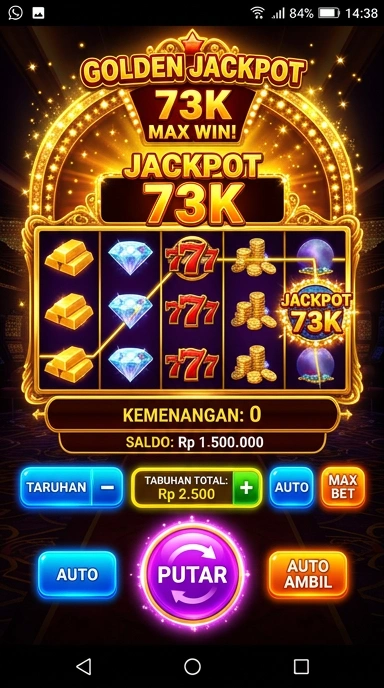 Tampilan fitur keamanan aplikasi di 73k.